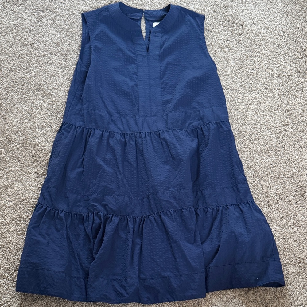 Vineyard Vines Kids Dress in Deep Blue